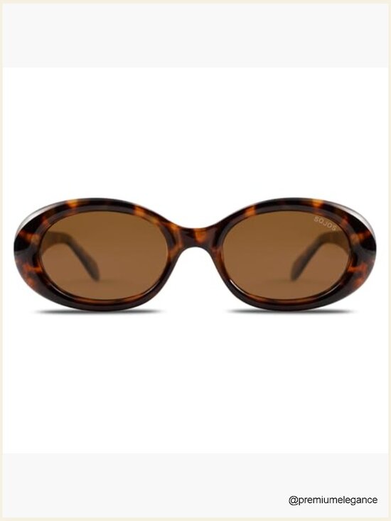 Retro Oval Polarized Sunglasses - Vintage 90s UV400 Protection main image 6
